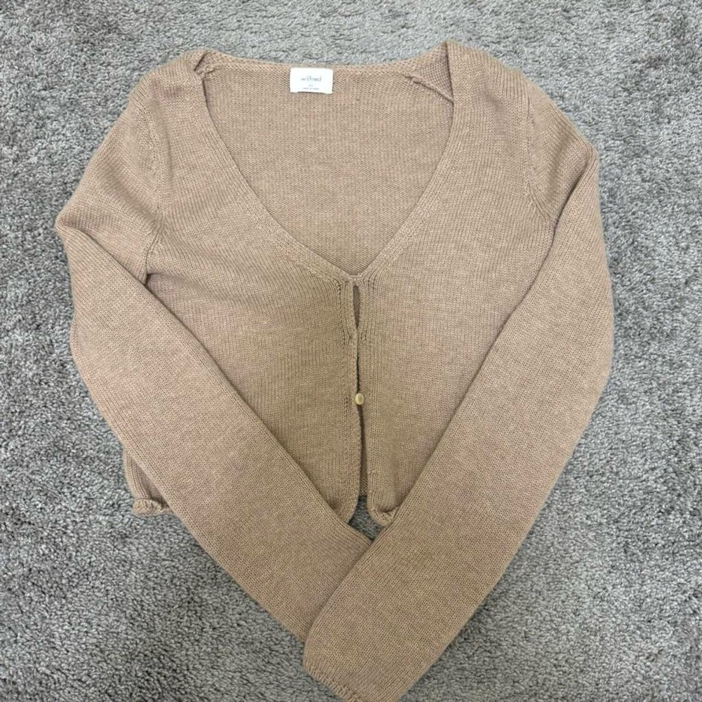 Aritzia Wilfred Basque Cardigan